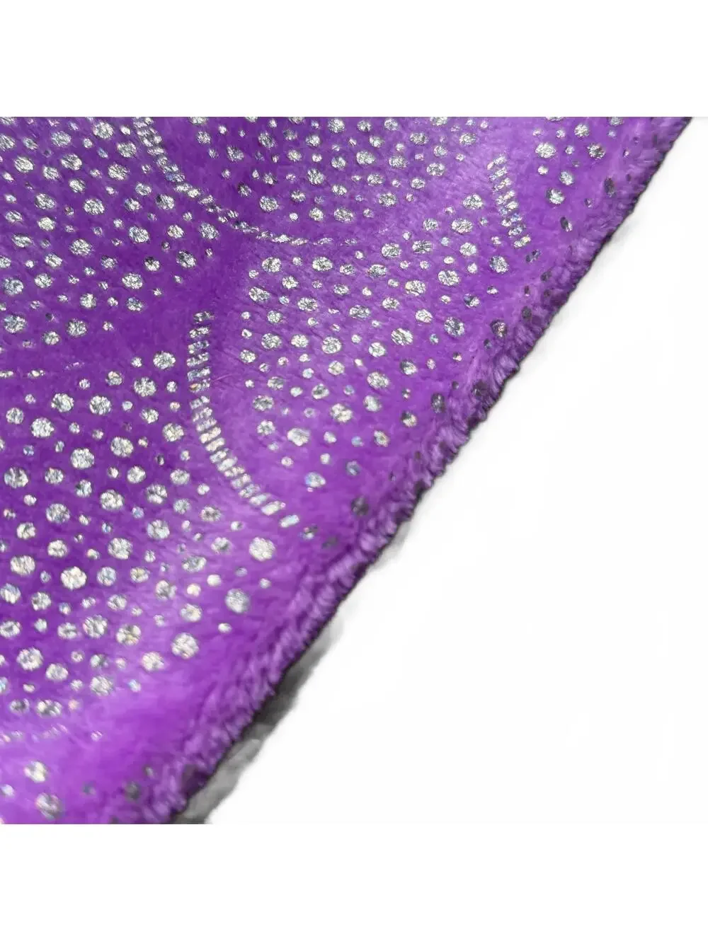 Purple Ombre Mermaid Tail Blanket with Sequined Fin